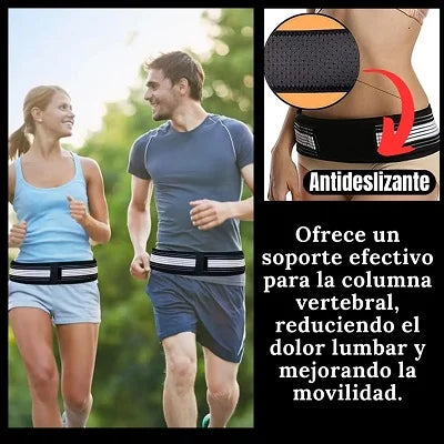 CINTURÓN LUMBAR PARA ALIVIO DE CIÁTICA, PELVIS Y DOLOR LUMBAR+ENVÍO GRATIS