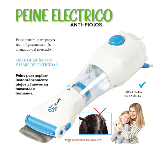 LiceZapperExpert™ - Peine Eléctrico Anti Piojos