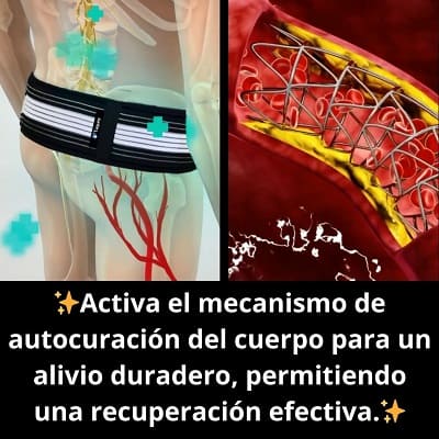 CINTURÓN LUMBAR PARA ALIVIO DE CIÁTICA, PELVIS Y DOLOR LUMBAR+ENVÍO GRATIS